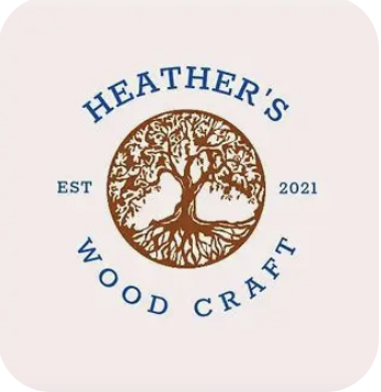 Heather’s Wood Craft logo
